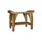 Homeroots Compact Rectangular Teak Shower Bench With Handles In Natural Finish 376721 - alternate 10