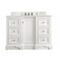 James Martin Vanities De Soto 48" Single Vanity, Bright White, w/ 3 CM Siberian Silestone Top 825-V48-BW-3SFR - alternate 1