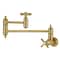 Kingston Brass Wall Mount Pot Filler Faucet, Brushed Brass KS3107ZX - alternate 1