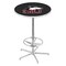 Holland Bar Stool Co 42" Chrome Northern Illinois Pub Table, 36" dia. Top L216C4236NorIll - alternate 1