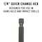 Drill America 1/4" Quick Change Hex Shank Drill Bit KFDHEX1/4 - alternate 10