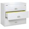 Fireking 3 Drawer, 1 Hr Fire & Impact Rated, 44" Wide Lateral Arctic White 3-4422-CAW - alternate 4