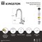 Kingston Brass Single-Handle Pull Down Sprayer Bar Faucet, Polished Chrome LS2461DL - alternate 2