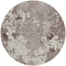 Homeroots 8' Taupe Ivory And Brown Round Damask Washable Indoor Outdoor Area Rug 596401 - alternate 8