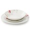Elama Poppy 18 Piece Porcelain Dinnerware Set, Service for 6 750123748M - alternate 6