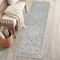 Jonathan Y Subtlety Medallion All-Over Floral Border Non-Slip Machine-Washable Beige/Ivory 2ft x 8ft Runner Rug WSH504J-28 - alternate 1
