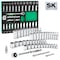 Sk Professional Tools Drive SAE/Metric Chrome 3/8", 51 pc SK01455-216P - alternate 1