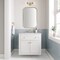 James Martin Vanities Chicago 30 in. Single Vanity, Glossy White, w/ 3 CM Carrara Marble Top 503-V30-GW-3CAR - alternate 6