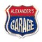Signmission Alexander's Garage, 18 inch X 18 inch, Plastic Sign, 2PK SHI-P-2PACK-18-383-ALEXANDER - alternate 1