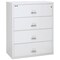 Fireking 4 Drawer, 1 Hr Fire & Impact Rated, 44" Wide Lateral Arctic White 4-4422-CAW - alternate 1