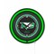 Holland Bar Stool University of North Dakota 15 Double Neon Wall Clock Clk15BK - alternate 1