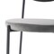 Leisuremod Euston Dining Chair with Velvet Seat and Grey Steel Frame, Grey RC17GR - alternate 10