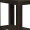 Homeroots 22" Dark Brown Wood End Table With Shelf 333043 - alternate 5
