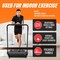 Runmaster 2-in-1 Folding Treadmill, 2.5HP, Bluetooth, Foldable Handle, Walking and Jogging, Black RMTRD36 - alternate 8