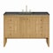 James Martin Vanities 48" S Vanity, Light Natural Oak w/Parisien Bleu Top w/FreePower Wireless Charger 435-V48-LNO-FPBL - alternate 1