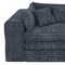 Homeroots 162" Gray Corduroy Compression Foam Sofa 719546 - alternate 8