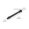 Dolle Atlas 0.9 in. H X 0.5 in. W X 7.9 in. D Black Steel Shelf Bracket 13510 - alternate 5