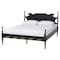 Baxton Studio Gaetano Platform Bed with Four Poster Bed Frame 272-14825-ZORO - alternate 1