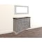 Homeroots 69" Gray Solid Wood Six Drawer Triple Dresser 524547 - alternate 5