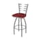Holland Bar Stool Co 410 Jackie Stainless Steel 36in Swivel Bar Stool with Graph Ruby Seat 41036SS016 - alternate 1