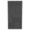 Homeroots 71" Gray Grainy Oak Manufactured Wood Two Drawer Combo Dresser 478406 - alternate 4