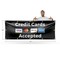 Signmission Credit Cards Accepted, 48 Inch x 120 Inch, Vinyl Banner B-120-30533 - alternate 5