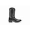 Durango Men's Western Boot, 7.5 W, Leather, 12 in H, Polished Black Onyx DDB0485 - alternate 5