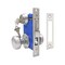 Ecs Hardware Durable Mortise Lockset Gate Lock with Knob US26D Silver SC1 Keyway, Double Sided, Right Handed ECSH-MLD02-SS-SC1-LH - alternate 1
