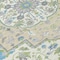 Homeroots 10' X 14' Artichoke Green Blue And Ivory Oriental Washable Indoor Outdoor Area Rug 596607 - alternate 9