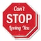 Signmission Can't Stop Loving You, 6 inch X 6 inch, Plastic Sign, 2PK OC-P-2PACK-6-107 - alternate 1