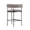 Manhattan Comfort Onda Metal Vegan Leather Counter Stool in Taupe CS1637-2 - alternate 9