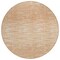 Homeroots 8' Salmon And Ivory Round Abstract Washable Indoor Outdoor Area Rug 587424 - alternate 8