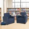 Regency Nova Tablet Arm Chair- Navy Blue/Noble Oak 7701NSNOBE - alternate 8