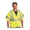 Pip ANSI Type R Class 3 Value Four Pocket Mesh Vest 303-HSVELY-4X - alternate 2