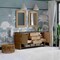 James Martin Vanities Solene 72 in. Double Vanity, Seaside Oak, w/ 3 CM Parisien Bleu Silestone Top D225-V72-SSO-FPBL - alternate 6