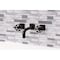 Kingston Brass Double-Handle Wall Mount Bathroom Faucet, Oil Rubbed Bronze KS6125RX - alternate 6