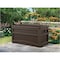 Suncast 46 in. W X 24 in. D Brown Plastic Deck Box with Seat 73 gal DBW7500 - alternate 4