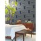 York Wallcoverings Zulu Thread Midnight and Silver Wallpaper AG2033 - alternate 8