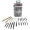 Performance Tool 25 pc. Damaged Screw Extractor, Screw Bolt Remover, HSS, CRV, Case W9047 - alternate 1