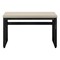 Homeroots Adjustable Taupe and Black Wood and Metal Sled Computer Desk 490016 - alternate 10