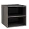 Sunjoy Quub Split Cabinet, Space Saving Stackable MDF Wood Cabinet G115002200 - alternate 1