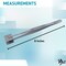 A2Z Scilab Lab Paddle Forceps with Wide Square Serrated Pads Stainless Steel Lab Tweezers - 8 inches A2Z-ZR1141 - alternate 8