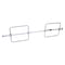 Vestil 1 Piece Aluminum Galvanized Cargo Bar 103in L x 4 5/8in W 23 15/16in H With Hoops Silver CB-H7-5 - alternate 8