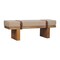 Homeroots 47in Brown Boucle and Solid Wood Upholstered Storage Bench With Cabinet 717474 - alternate 9