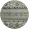 Homeroots 8' Fern Green Taupe And Ivory Round Tribal Washable Indoor Outdoor Area Rug 615412 - alternate 8