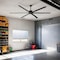 Canarm Ceiling Fan, 120 in Blade Dia, 6 Blades, 5 Speeds, 120V AC, Matte Black CP120BK - alternate 8
