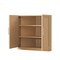 Homeroots 31in Natural Wood Corner Accent Cabinet 693399 - alternate 6