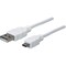 Manhattan - Strategic 3.3 FT USB 2.0 CBL AM-MICRO BM WHT 323987 - alternate 1
