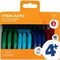 Fiskars 5in Blunt-tip Kids Scissors, Safety Edge Blade, Blunted Tip, Green, Turquoise, Blue, Red, 12 /, 6PK 1067001 - alternate 2