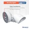 Bulbrite Wired Outdoor 2-Head LED Security Flood Light, White 773700 - alternate 11